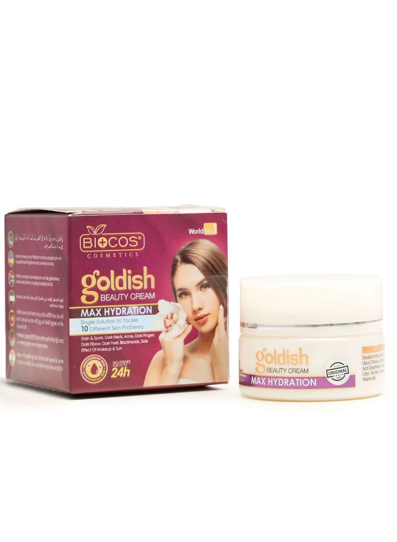BIOCOS Max Hydration Goldish Beauty Cream - Image 1